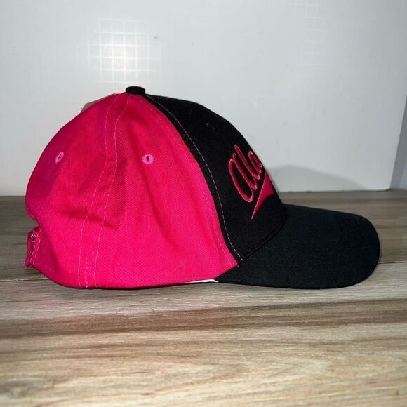 Alaska Embroidered Adjustable Baseball Hat Cap Pink and Black Impact Merchandise - Picture 2 of 7